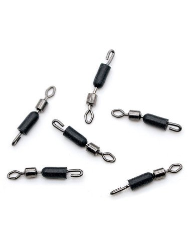 Guru Heli Swivel Medium 6 Stück Quick Change System Angelwirbel Method Feeder-Swivels-JJ-Fishing
