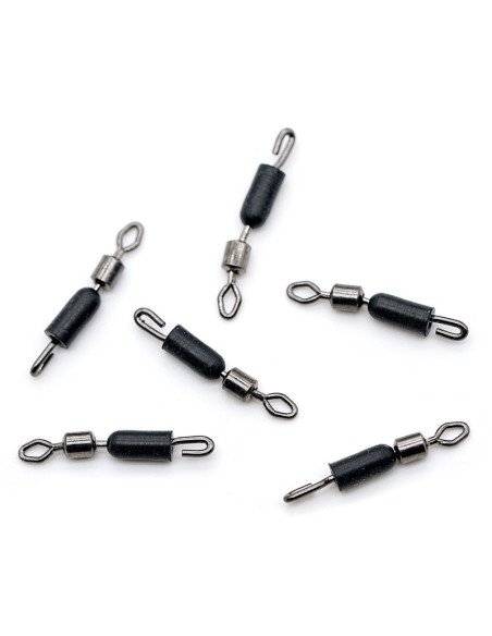 Guru Heli Swivel Medium 6 Stück Quick Change System Angelwirbel Method Feeder-Swivels-JJ-Fishing