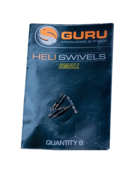 Guru Heli Swivel Small 6 Stück Quick Change System Angelwirbel Method Feeder-Swivels-JJ-Fishing