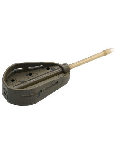 Guru Hybrid Inline Feeder Large 28g 1 Stück Flat Method Feeder Futterkorb-Futterkörbe & Bleie-JJ-Fishing