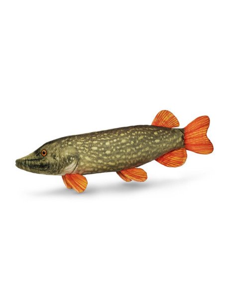 Delphin PIKY 60 cm Plüschhecht Angelkissen Hecht perfektes Angler Geschenk-Plüschfische-JJ-Fishing