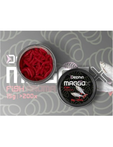 Delphin MaggoX Pop Up Fish Fake Maden Gummimaden-Köder-JJ-Fishing