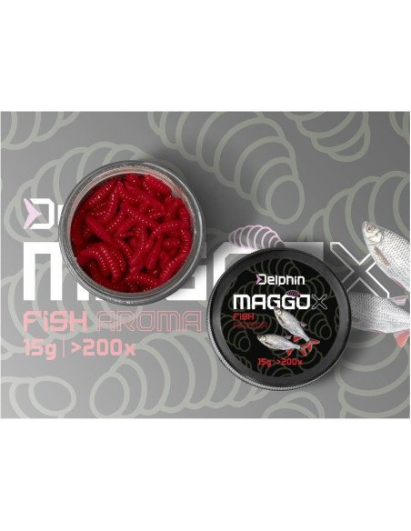 Delphin MaggoX Pop Up Fish Fake Maden Gummimaden-Köder-JJ-Fishing
