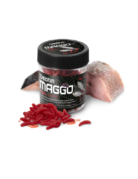 Delphin MaggoX Pop Up Fish Fake Maden Gummimaden-Köder-JJ-Fishing