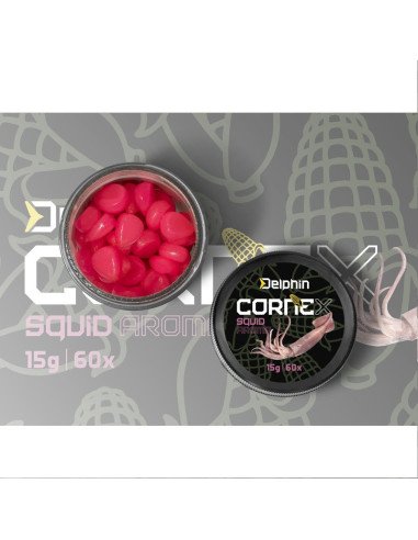 Delphin CorneX Pop Up 60 Stück Squid Pineapple Fake Mais Gummimais-Köder-JJ-Fishing