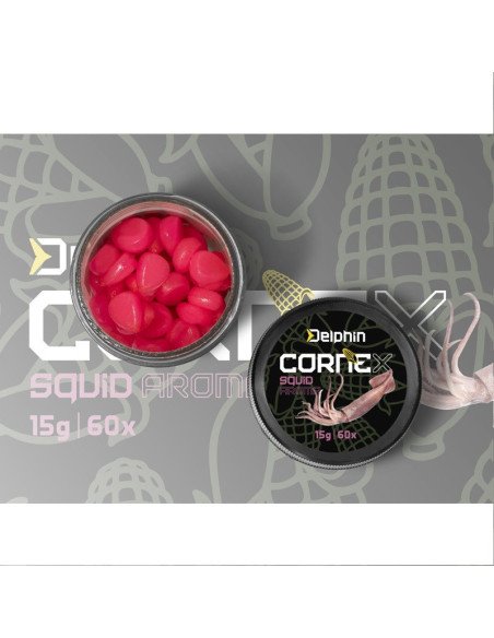 Delphin CorneX Pop Up 60 Stück Squid Pineapple Fake Mais Gummimais-Köder-JJ-Fishing