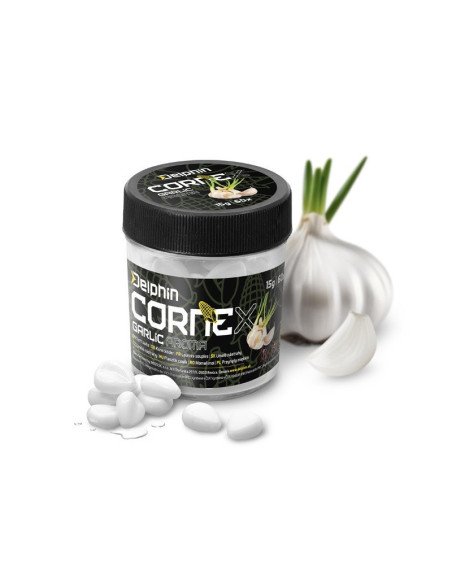 Delphin CorneX Pop Up 60 Stück Knoblauch Pineapple Fake Mais Gummimais-Köder-JJ-Fishing