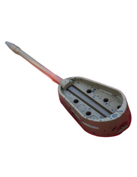 Guru Extra Distance Hybrid Feeder Medium 50g 1 Stück Flat Method Feeder-Futterkörbe & Bleie-JJ-Fishing
