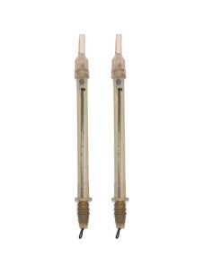 Guru X-Safe Quick Change Elastics Short Black 2 Stück Flateinsatz Gummizug Method Feeder-Zubehör-JJ-Fishing