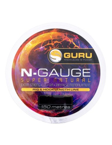 Guru N-Gauge Super Natural Clear 0,23mm 9lb 150m Japanese Monofilament Vorfachmaterial-Vorfachmaterial & Montage-Zubehör-JJ-F...