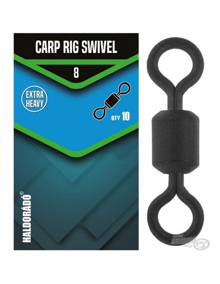 HALDORÁDÓ Carp Rig Swivel 8 – Universeller, starker Karpfen-Wirbel-Swivels-JJ-Fishing
