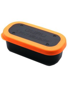 Guru Bait Box 1.1 Pint schwarz Orange 1 Stück Method Feeder Köderbox-Tackle Boxen-JJ-Fishing