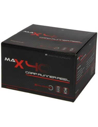 NGT Max 40 Carp Runner Freilaufrolle mit Schnur Angelrolle-Rollen-JJ-Fishing