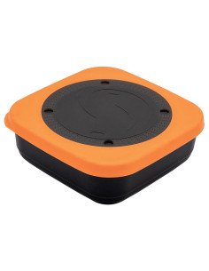 Guru Bait Box 2.2 Pint schwarz Orange 1 Stück Method Feeder Köderbox-Tackle Boxen-JJ-Fishing