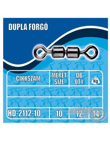 Haldorado Dupla Doppel S Angelwirbel Anti Drall Swivel-Swivels-JJ-Fishing