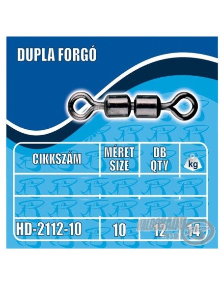 Haldorado Dupla Doppel S Angelwirbel Anti Drall Swivel-Swivels-JJ-Fishing