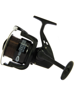 NGT SMR 8000 Spod & Marker Rolle 2BB mit 18 lb Schnur – Matt Schwarz-Front brake rollers-JJ-Fishing