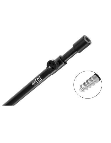 Delphin TopSTIX 90-130cm Bank Stick Black Edition Ultra Strong Rutenhalter Erdspiel Angelauflage-Tackle & Co-JJ-Fishing