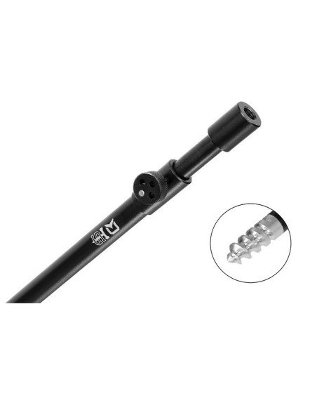 Delphin TopSTIX 90-130cm Bank Stick Black Edition Ultra Strong Rutenhalter Erdspiel Angelauflage-Tackle & Co-JJ-Fishing