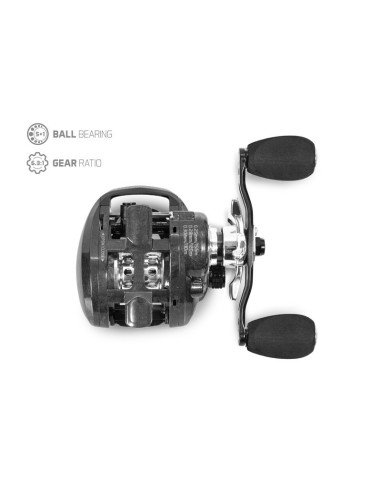 Delphin RYDAX SH Carbon Body Baitcast Multirolle Angelrolle Salzwasser Fest Magnetic Break System-Baitcastrollen-JJ-Fishing