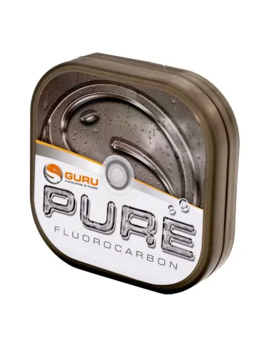 Guru PURE Fluorocarbon 0,25mm 50m Method Feeder Vorfachmaterial-Vorfachmaterial & Montage-Zubehör-JJ-Fishing