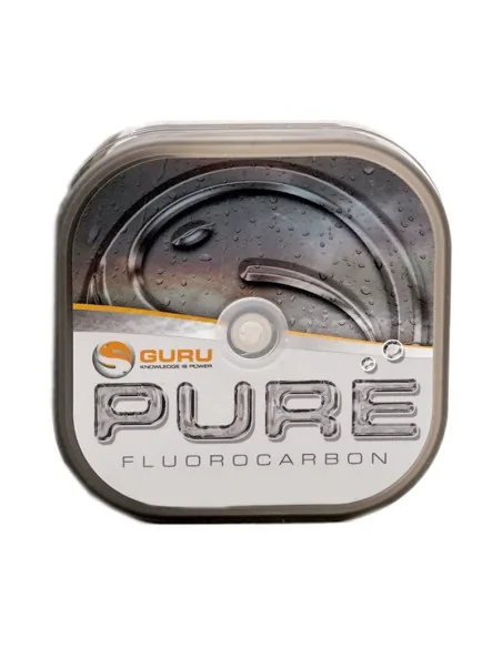 Guru PURE Fluorocarbon 0,25mm 50m Method Feeder Vorfachmaterial-Vorfachmaterial & Montage-Zubehör-JJ-Fishing