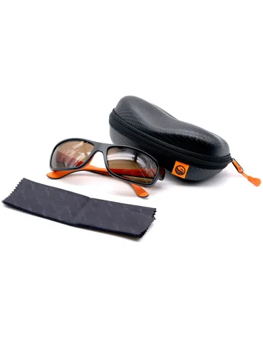 Guru Competition Pro Glasses schwarz orange 1 Stück Polaroid Sonnenbrille mit Case Angelbrille-Polaroid Brillen & Zubehör-JJ-...