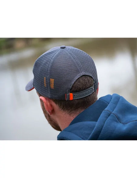 Guru Grey Trucker Cap Angelbekleidung Kappe Method Feeder | JJ-Fishing