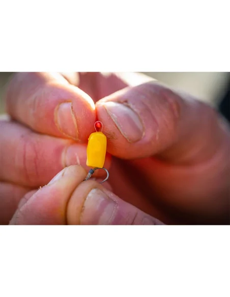 Guru Micro Hair Stops Red, Brown, Yellow 360 Stück Method Feeder Köderstopper-Vorfachmaterial & Montage-Zubehör-JJ-Fishing