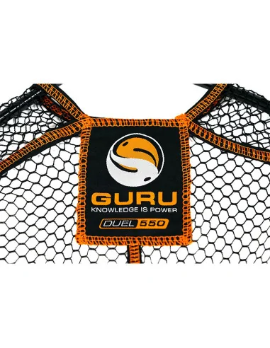 Guru Landing Net Dual 550 schwarz orange 1 Stück Runder Method Feeder Kescherkopf Angelkescher-Kescher & Kescherzubehör-JJ-Fi...