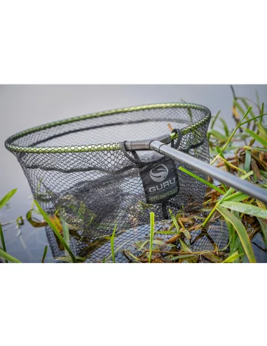 Guru Dual 600 Speciment Net schwarz grün 1 Stück Runder Method Feeder Kescherkopf Angelkescher-Kescher & Kescherzubehör-JJ-Fi...