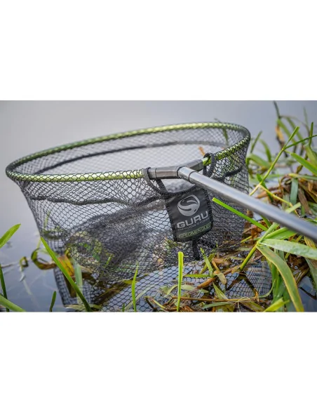 Guru Dual 600 Speciment Net schwarz grün 1 Stück Runder Method Feeder Kescherkopf Angelkescher-Kescher & Kescherzubehör-JJ-Fi...