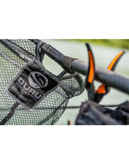 Guru Barb Safe 500 Net schwarz 1 Stück Runder Method Feeder Kescherkopf Angelkescher-Kescher & Kescherzubehör-JJ-Fishing