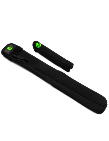 Korda Tip Safe schwarz 2 Stück Rutenschutz Tip Butt Protector Carp Rod-Rutenzubehör-JJ-Fishing