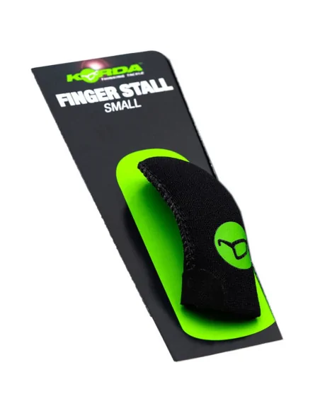 Korda Finger Stall Small schwarz grün 1 Stück Wurfhandschuh Fingerschutz-Masken, Handschuhe & Co-JJ-Fishing