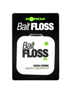 Korda Bait Floss 30m weiß unparfümiert gewachst-Vorfachmaterial & Montage-Zubehör-JJ-Fishing
