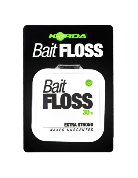 Korda Bait Floss 30m weiß unparfümiert gewachst-Vorfachmaterial & Montage-Zubehör-JJ-Fishing