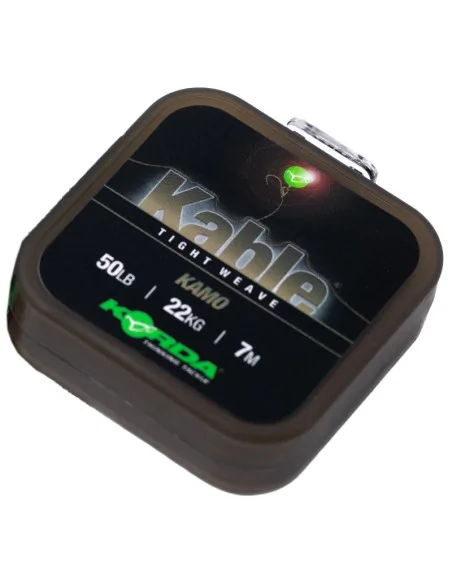 Korda Kable Tight Weave 7 m Kamo Vorfachmaterial Camo | JJ-Fishing