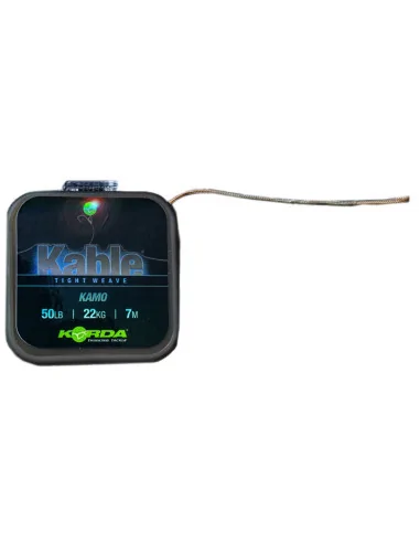 Korda Kable Tight Weave 7 m Kamo Vorfachmaterial Camo | JJ-Fishing