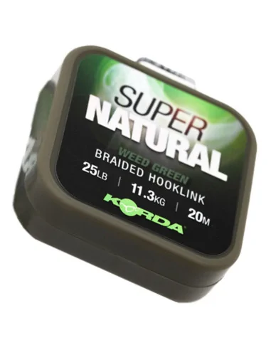 Korda Super Natural Weed Green 25lb Geflochtenes Vorfachmaterial | ...