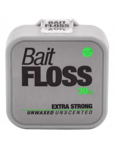 Korda Unwaxed Bait Floss 30m weiß Ködergarn Köderseide-Vorfachmaterial & Montage-Zubehör-JJ-Fishing