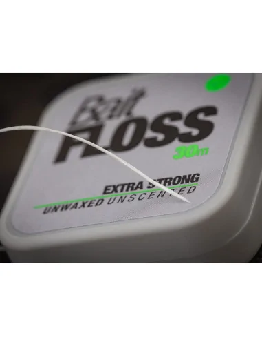 Korda Unwaxed Bait Floss 30m weiß Ködergarn Köderseide-Vorfachmaterial & Montage-Zubehör-JJ-Fishing
