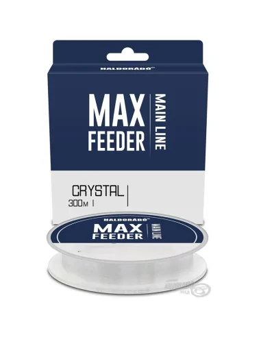 Haldorado MAX Feeder Crystal 0,22 mm 300m Monofile Angelschnur Durchsichtig Method Feeder-Schnüre-JJ-Fishing