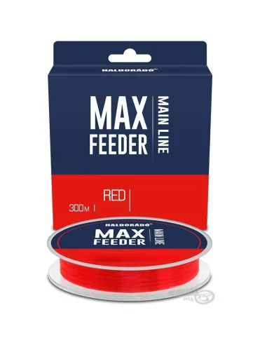 Haldorado MAX Feeder Red 0,25 mm 300m Monofile Angelschnur Profi Qualität-Schnüre-JJ-Fishing