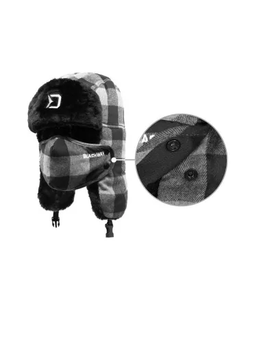 Delphin BlackWAY Pelzmütze Wintermütze Anglergewand Unisex-Kappen & Hauben-JJ-Fishing