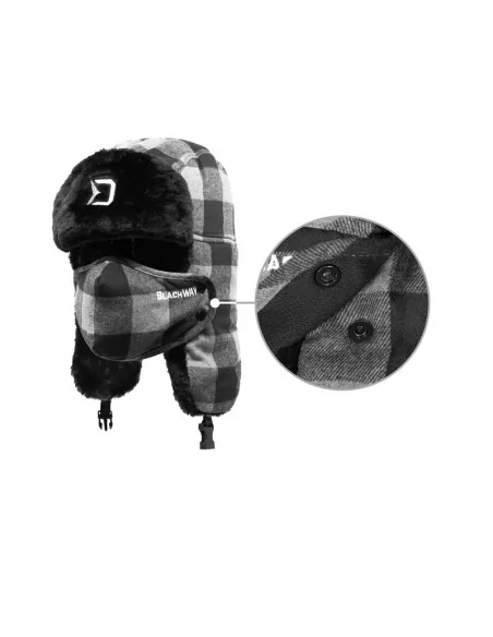 Delphin BlackWAY Pelzmütze Wintermütze Anglergewand Unisex-Kappen & Hauben-JJ-Fishing