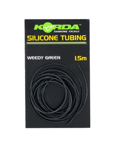 Korda Silicone Tube 0,75mm Green 1,5m Hook Silikon Rig Tube-Vorfachmaterial & Montage-Zubehör-JJ-Fishing