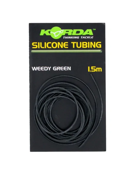 Korda Silicone Tube 0,75mm Green 1,5m Hook Silikon Rig Tube-Vorfachmaterial & Montage-Zubehör-JJ-Fishing