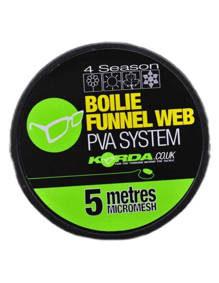 Korda PVA Boilie Funnel Web Micromesh 5 m Refill Nachfüller Wasserl...