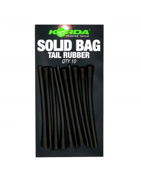 Korda Solid Bag Tail Rubber Weed Silt 10 Stück Compatible with inline leads-PVA-JJ-Fishing